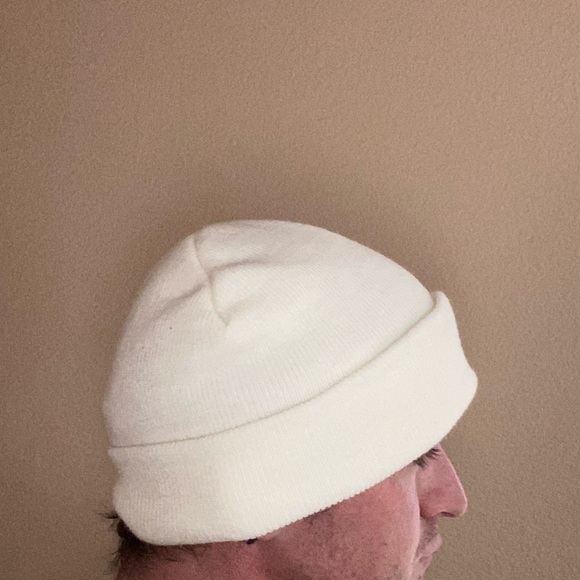 Men’s smiley face beanie matching set white headwear zumiez winter streetwear - Picture 8 of 15